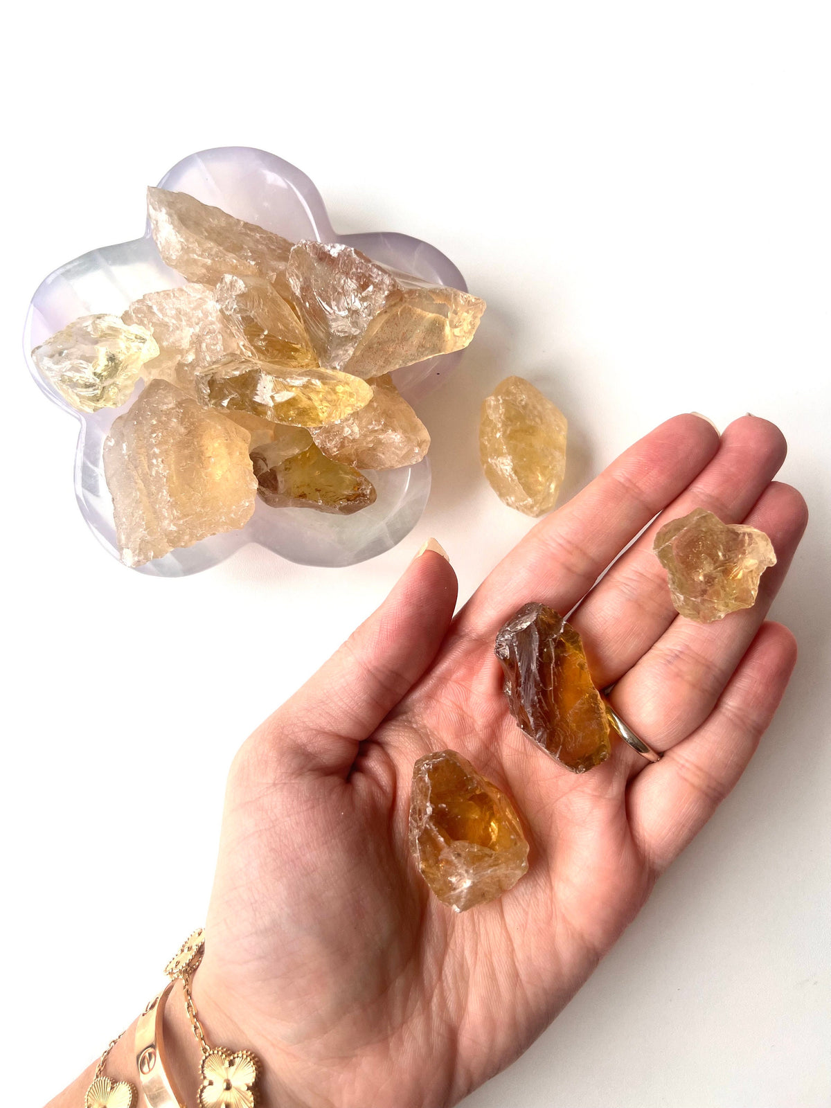 Natural Raw Honey Citrine Crystal from Brazil