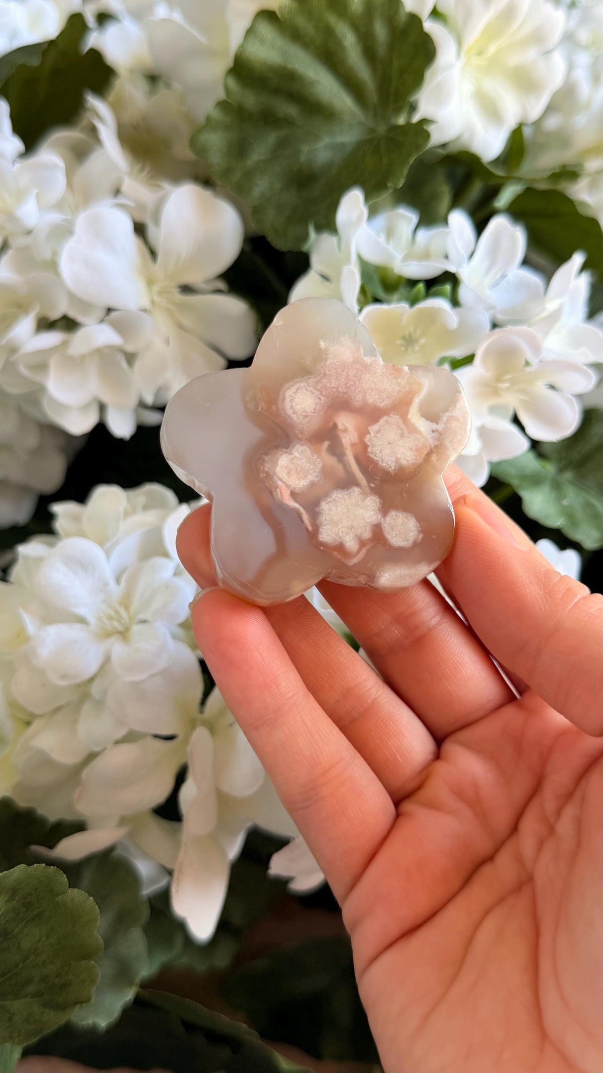 Flower Agate Crystal Carving, Carnelian Stone, Crystal Tower Home Decor