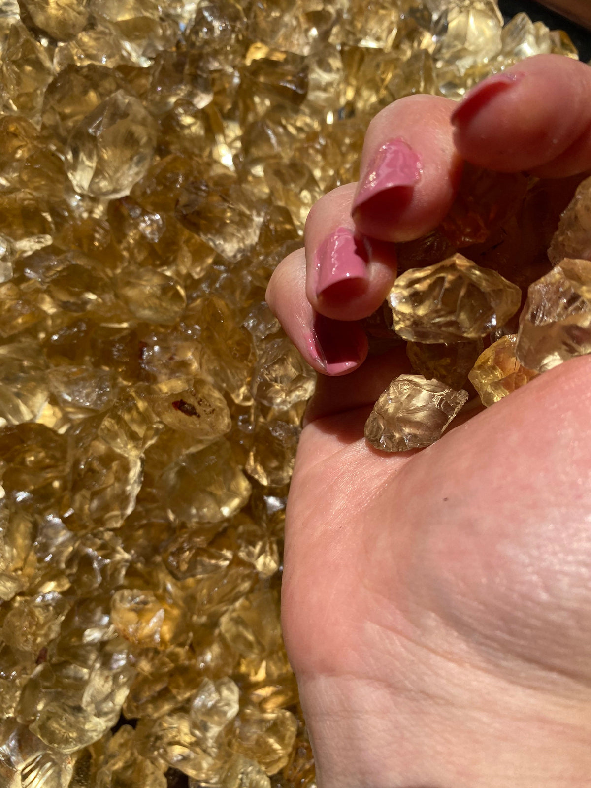 Raw Citrine Crystal Point - Natural Untreated Stone from Brazil