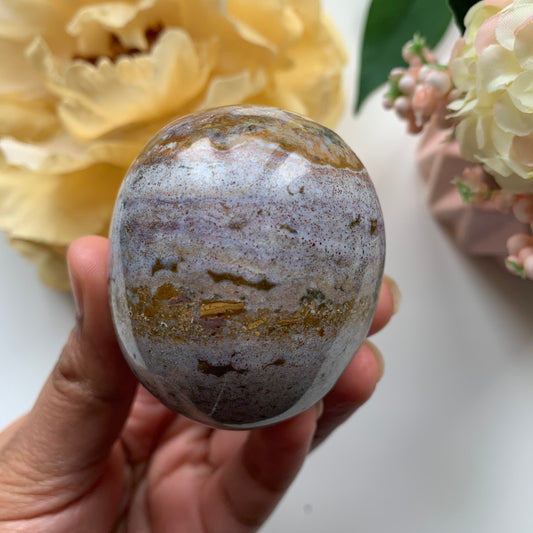 Ocean Jasper Sphere: Madagascar Crystal Ball, Healing Stone