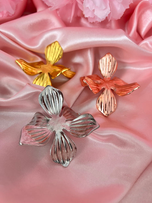 Flower Crystal Sphere Stand, 54mm - Silver, Gold, Rose Gold
