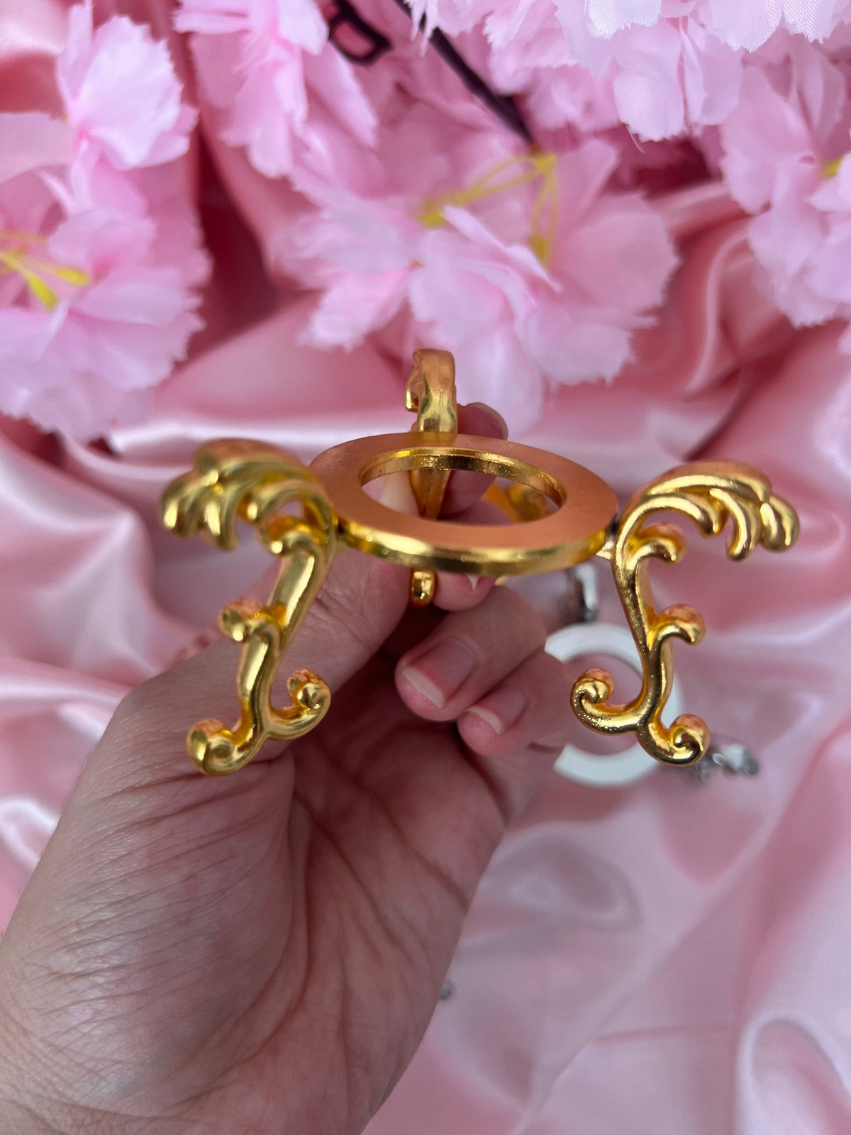 Crystal Sphere Stand, Ornate Display Stand (24mm Inner)