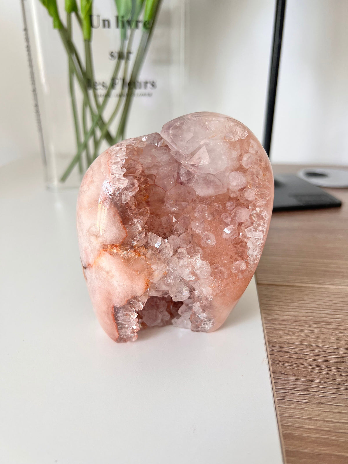 Sparkly Pink Amethyst Freeform Crystal - 850g