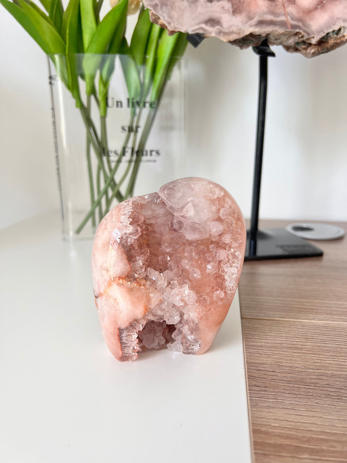 Sparkly Pink Amethyst Freeform Crystal - 850g