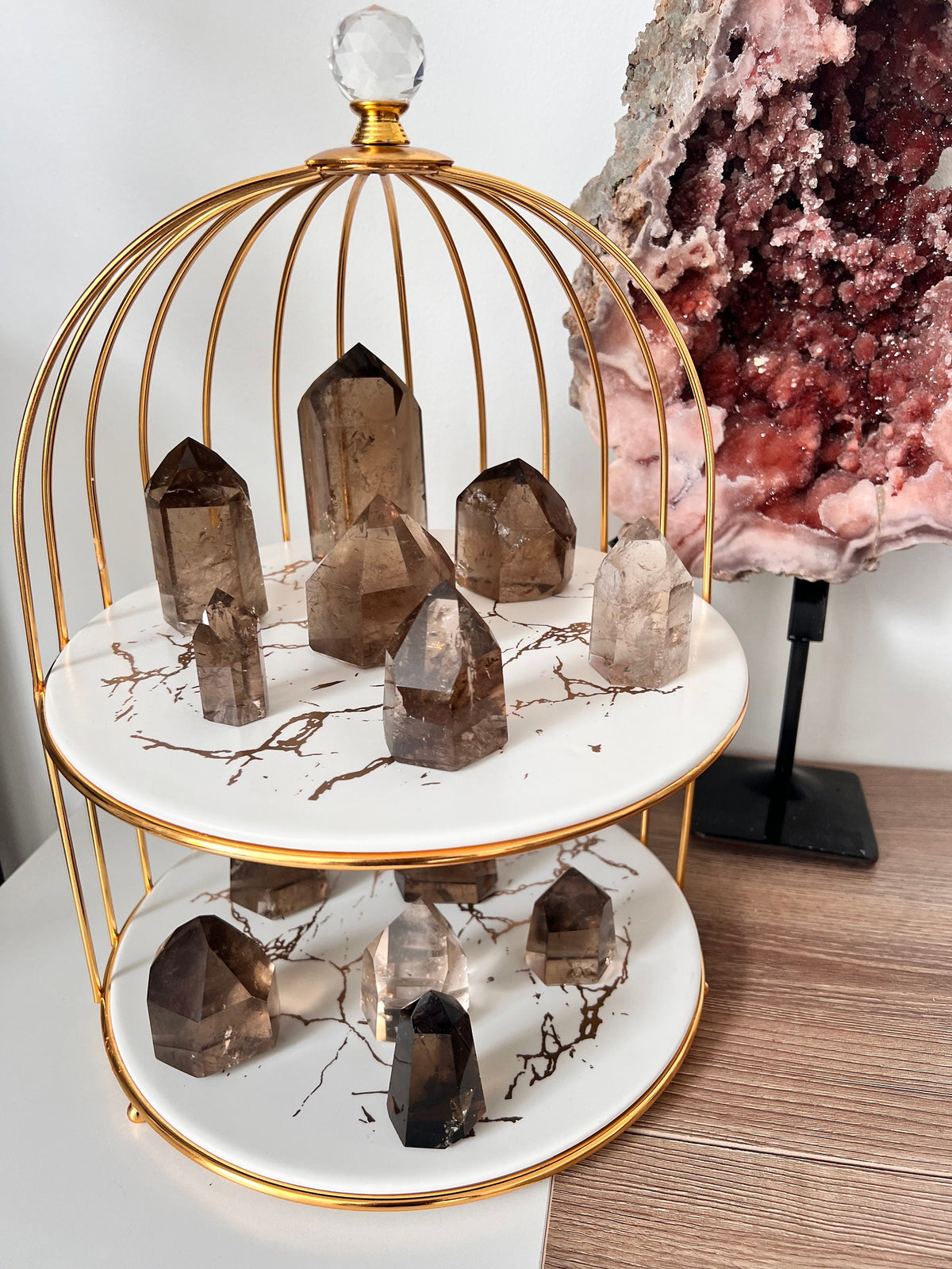 Smoky Quartz Crystal Point / Smokey Quartz towers / Smokey Quartz from Brazil