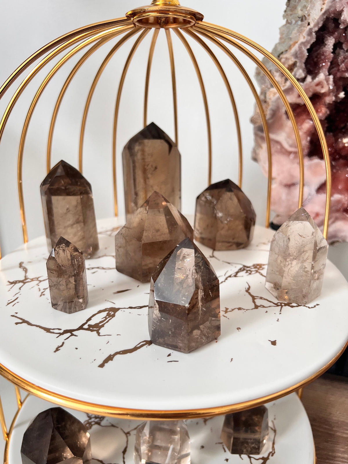 Smoky Quartz Crystal Point / Smokey Quartz towers / Smokey Quartz from Brazil