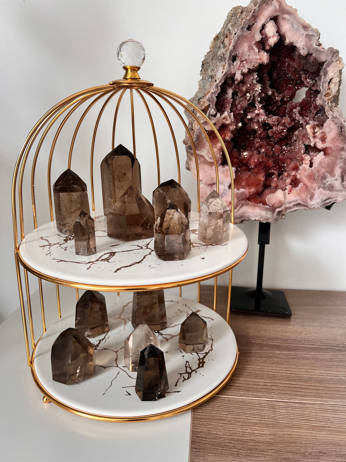 Smoky Quartz Crystal Point / Smokey Quartz towers / Smokey Quartz from Brazil