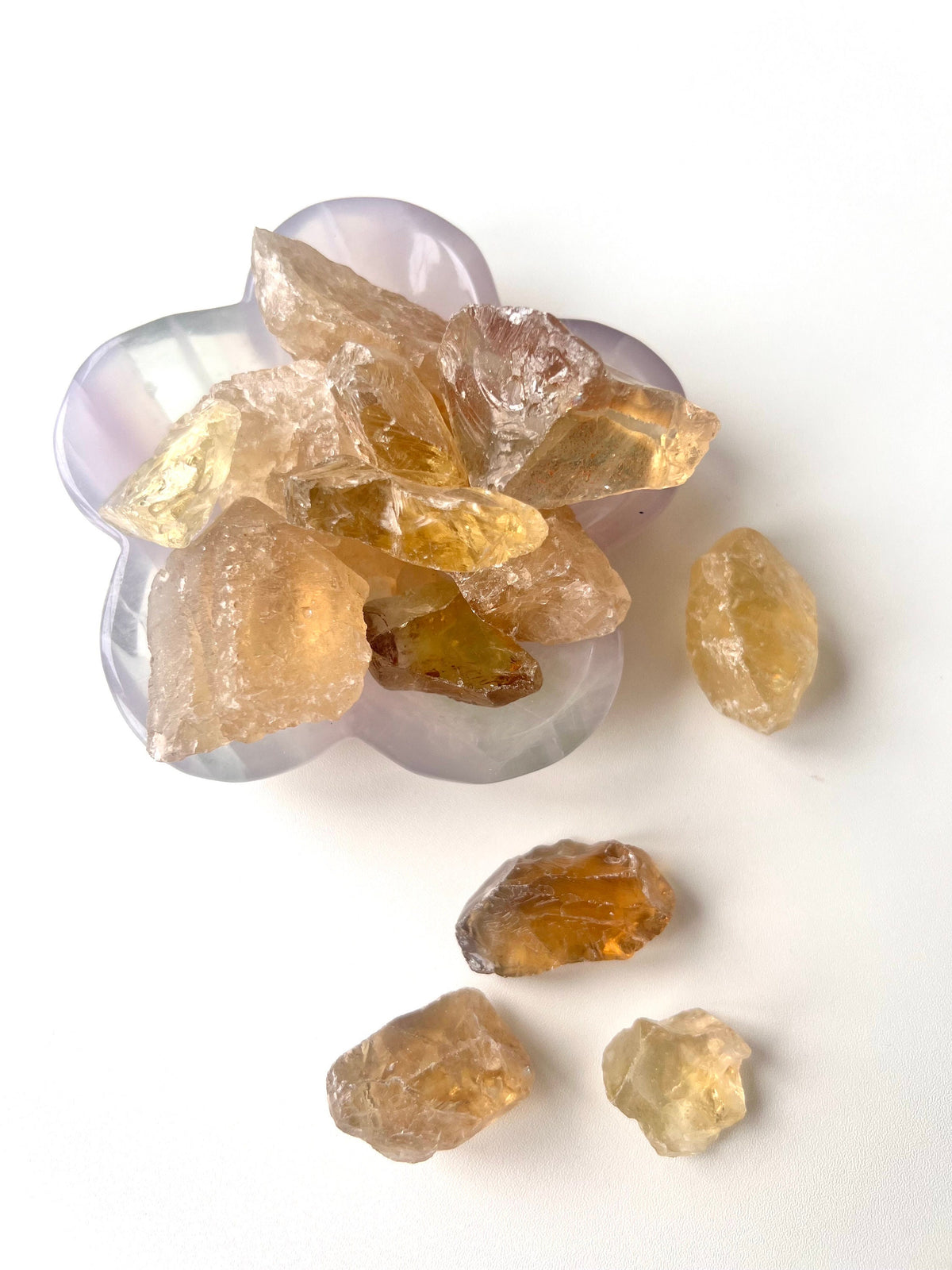 Natural Raw Honey Citrine Crystal from Brazil
