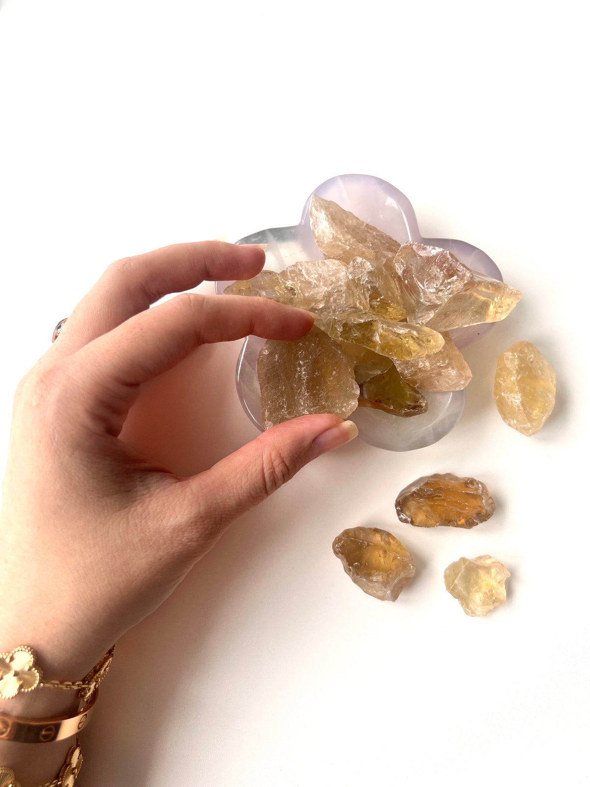 Natural Raw Honey Citrine Crystal from Brazil