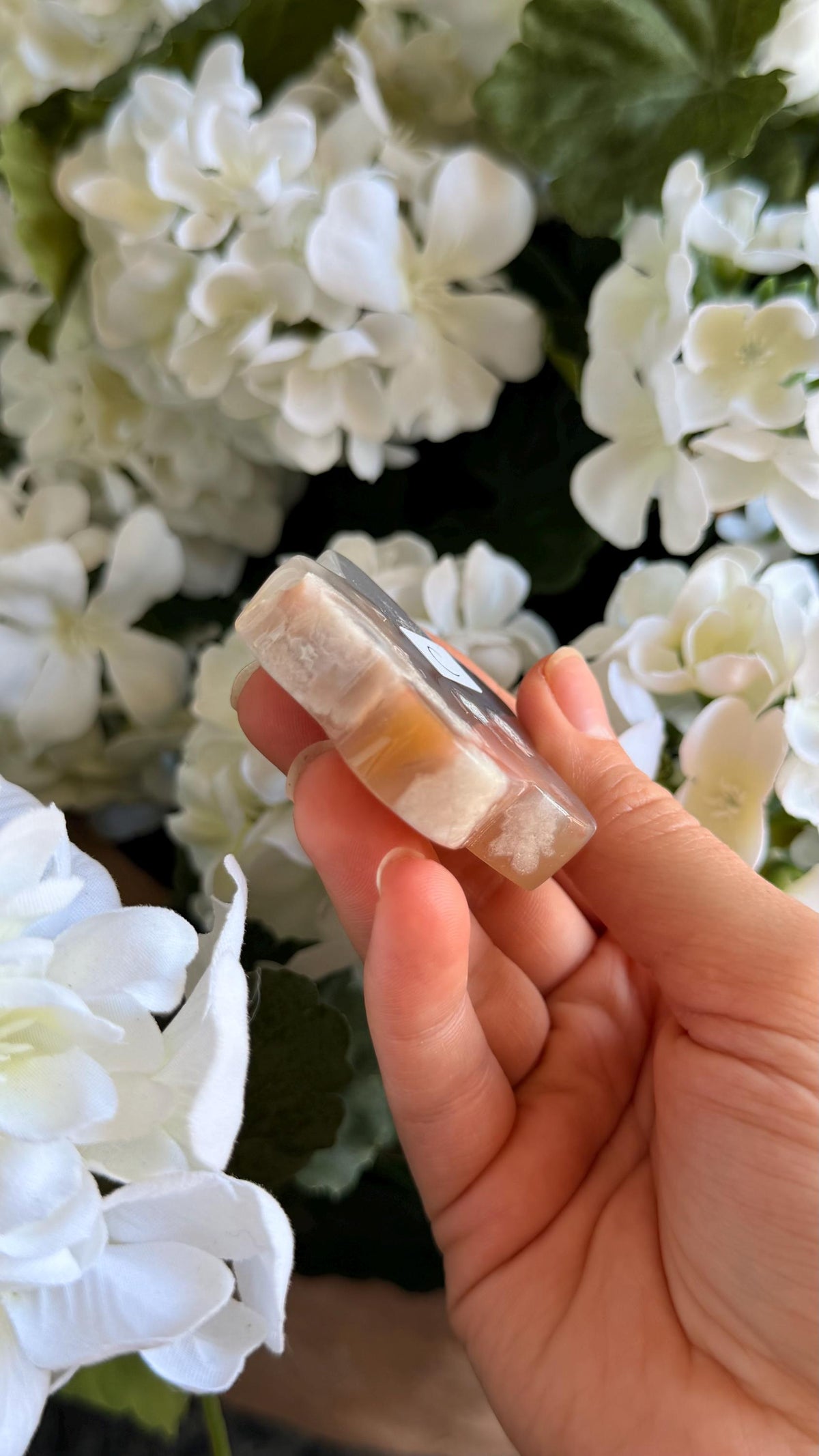 Flower Agate Crystal Carving, Carnelian Stone, Crystal Tower Home Decor
