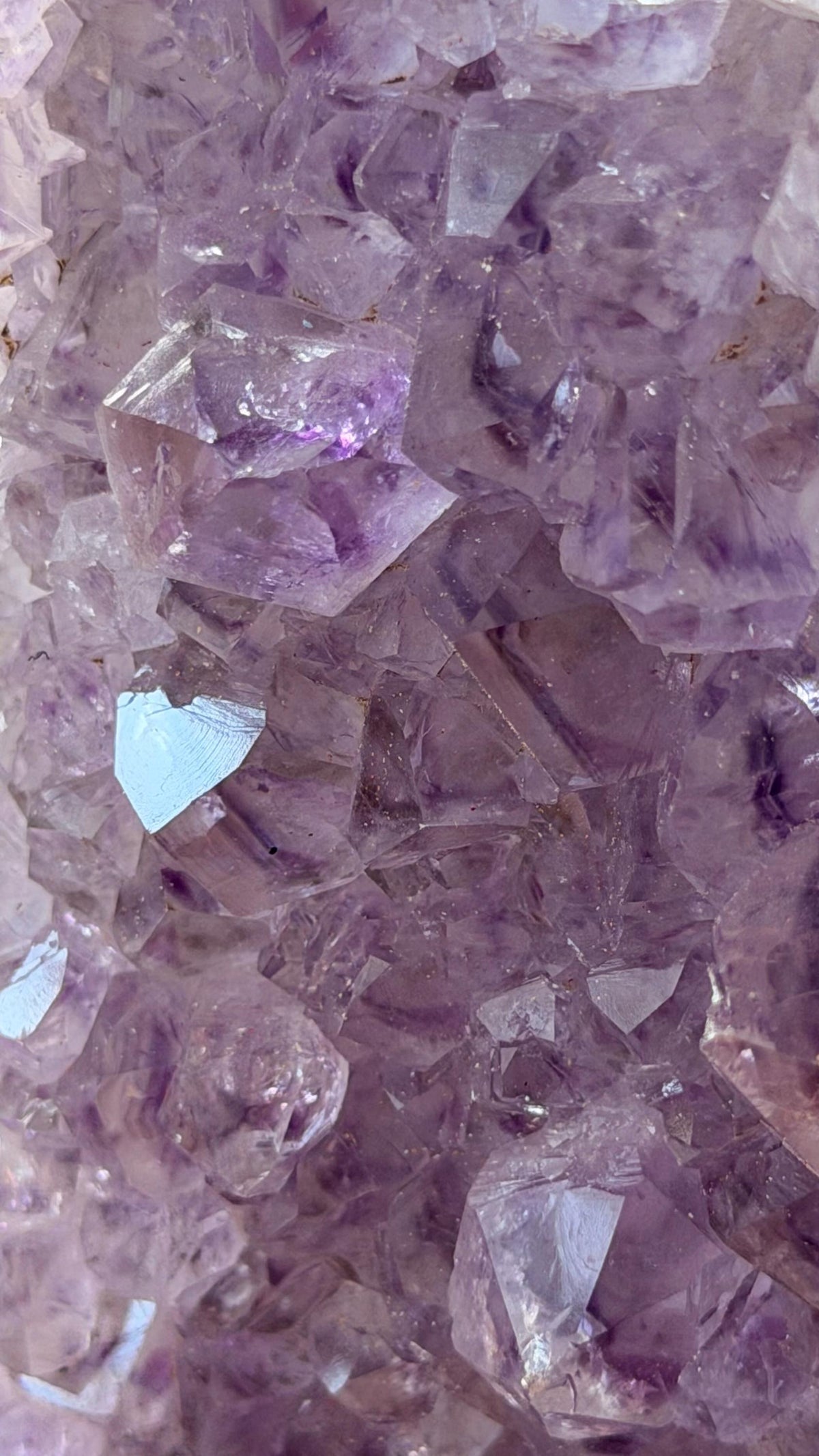 Gemmy Drusy Amethyst Tower with Orca Agate