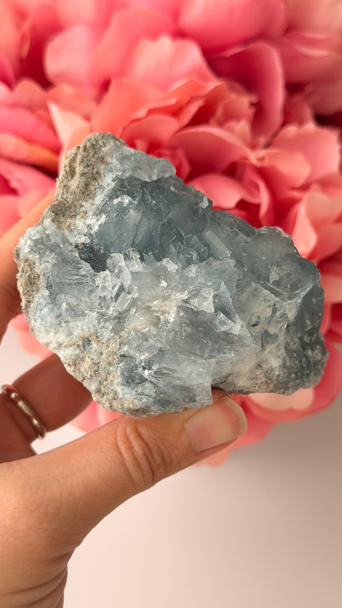 High Quality Celestite Cluster /Crystal/ Celestite Egg/ Celestite carving / Celestite Cluster #B