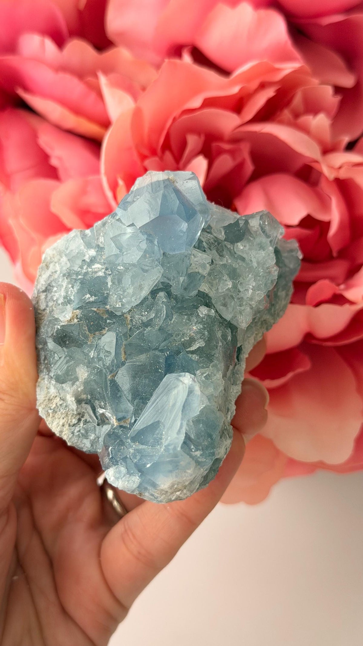 High Quality Celestite Cluster /Crystal/ Celestite Egg/ Celestite carving / Celestite Cluster #A