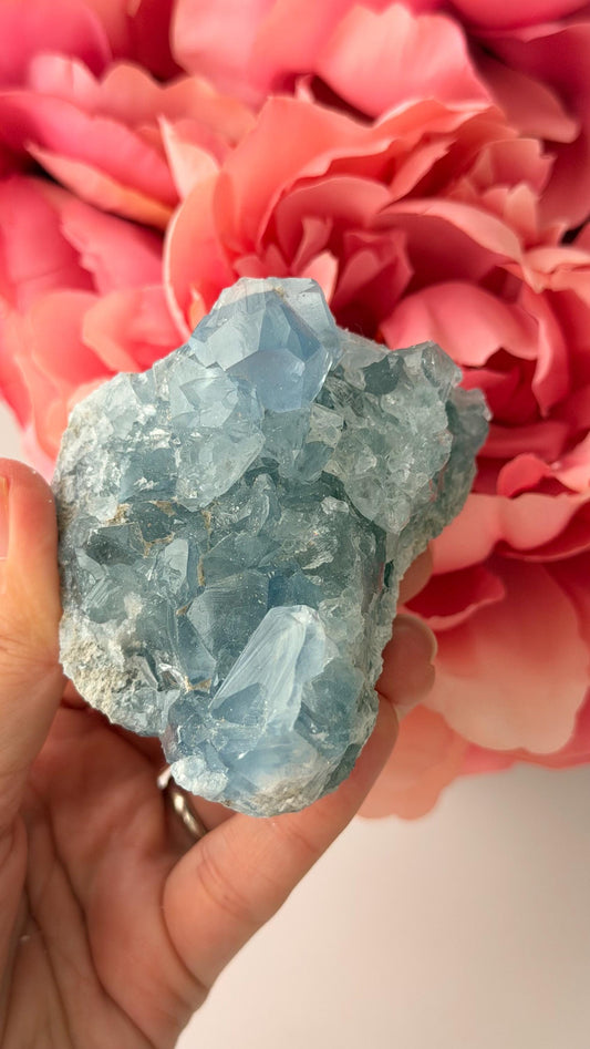 High Quality Celestite Cluster /Crystal/ Celestite Egg/ Celestite carving / Celestite Cluster #A