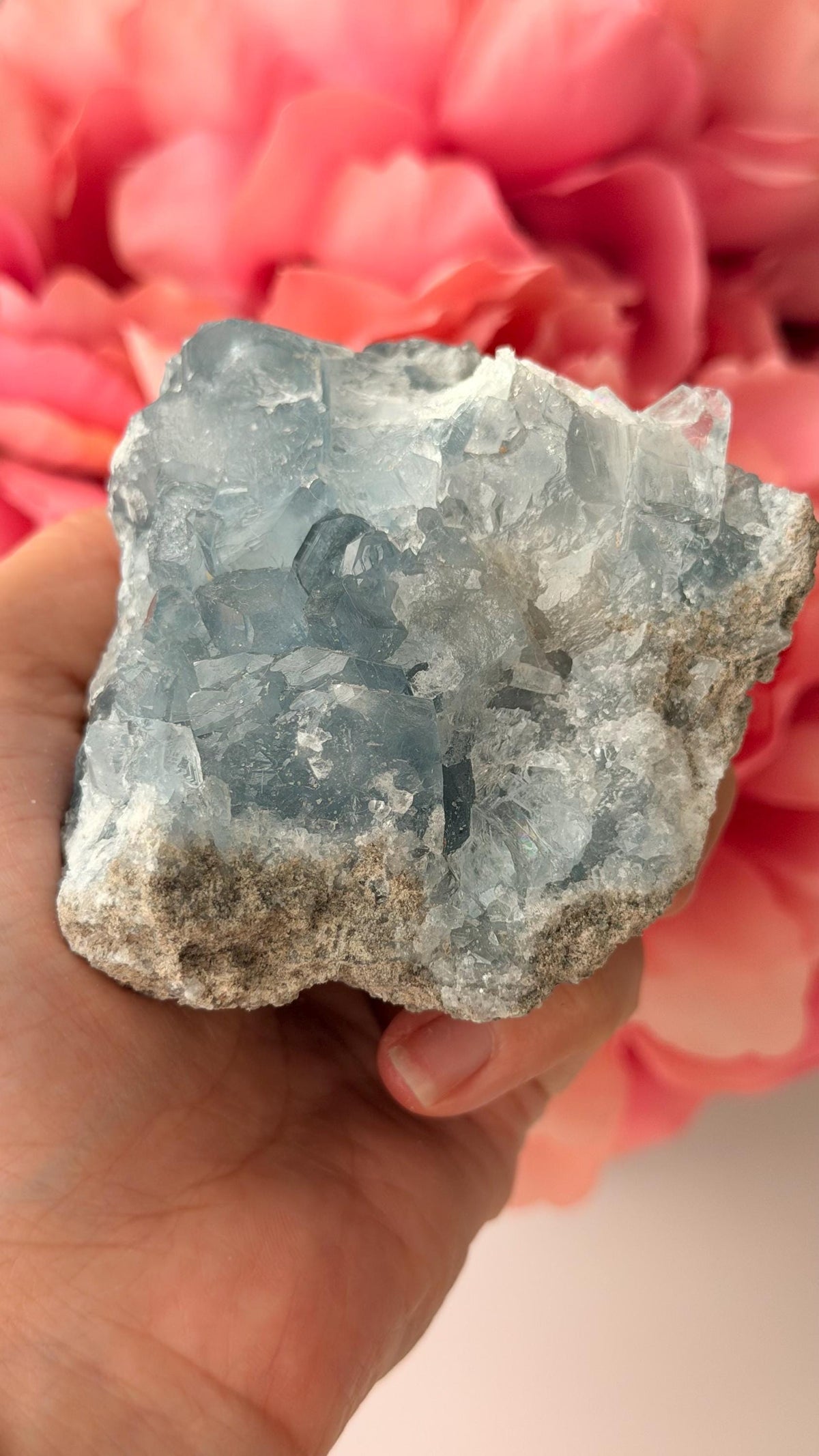 High Quality Celestite Cluster /Crystal/ Celestite Egg/ Celestite carving / Celestite Cluster #B