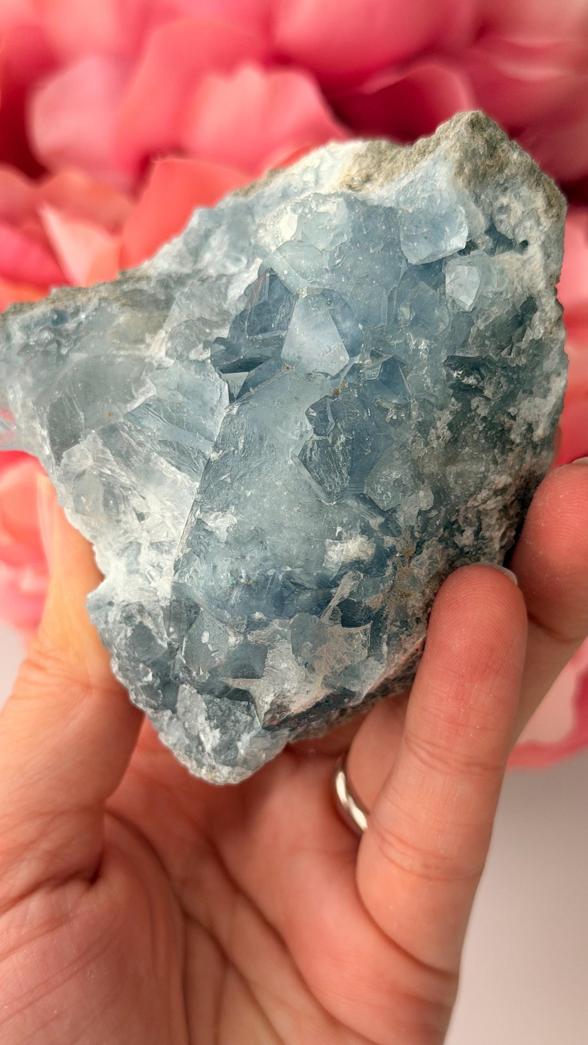 High Quality Celestite Cluster /Crystal/ Celestite Egg/ Celestite carving / Celestite Cluster #B