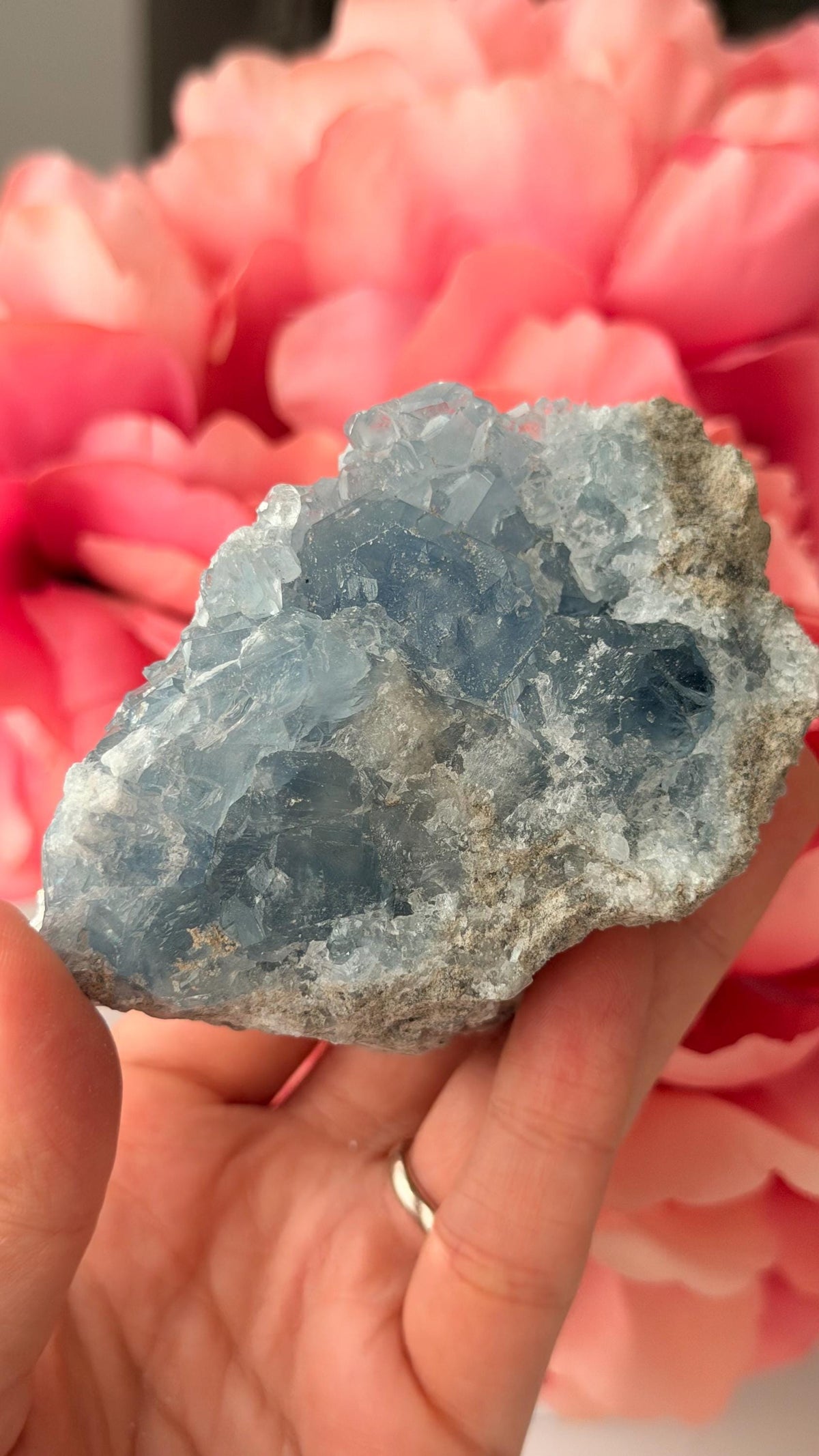 High Quality Celestite Cluster /Crystal/ Celestite Egg/ Celestite carving / Celestite Cluster #F