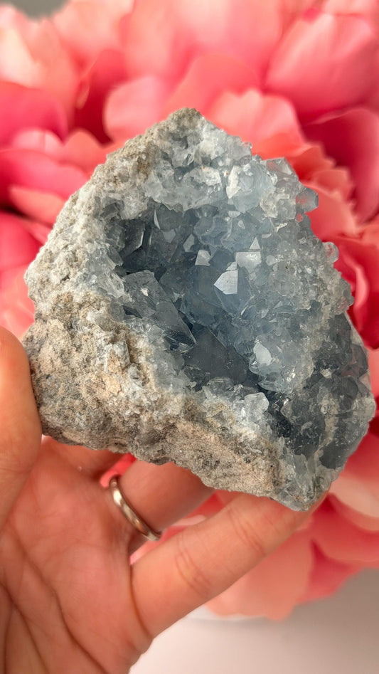 High Quality Celestite Cluster /Crystal/ Celestite Egg/ Celestite carving / Celestite Cluster #F
