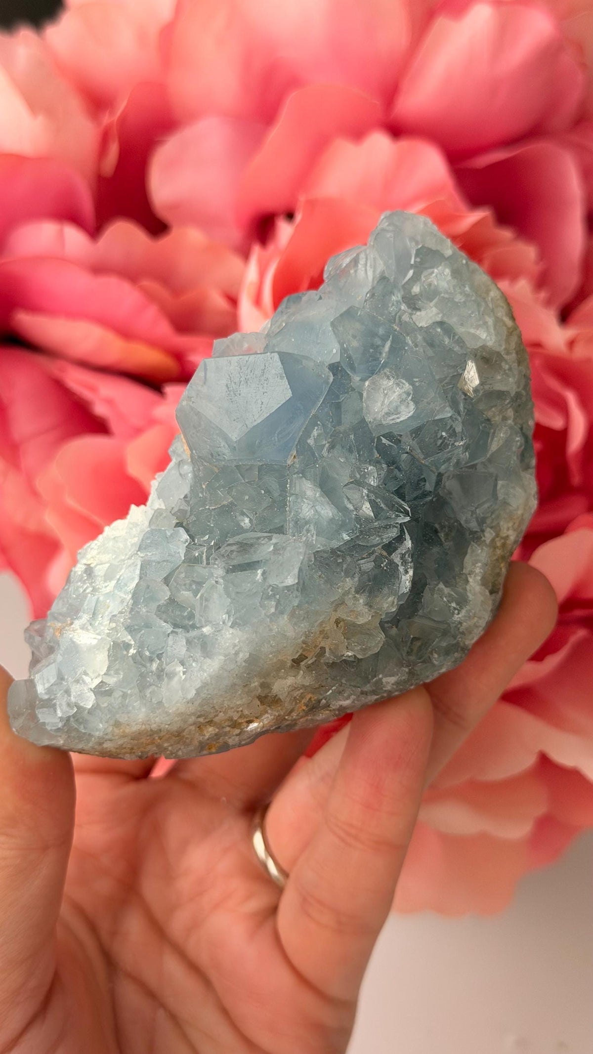 High Quality Celestite Cluster /Crystal/ Celestite Egg/ Celestite carving / Celestite Cluster #G