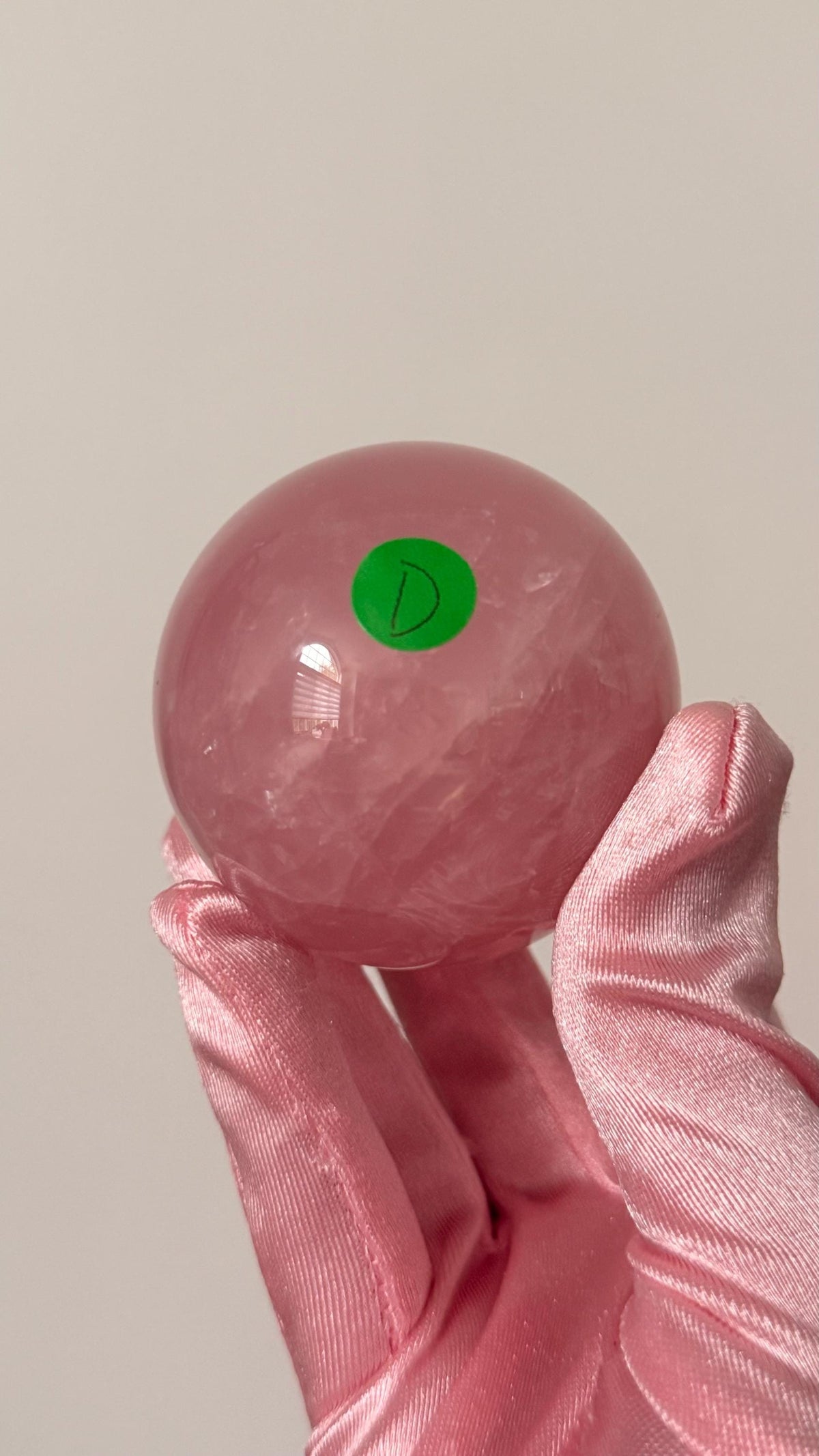 High quality gemmy Rose Quartz Sphere – Madagascar #D
