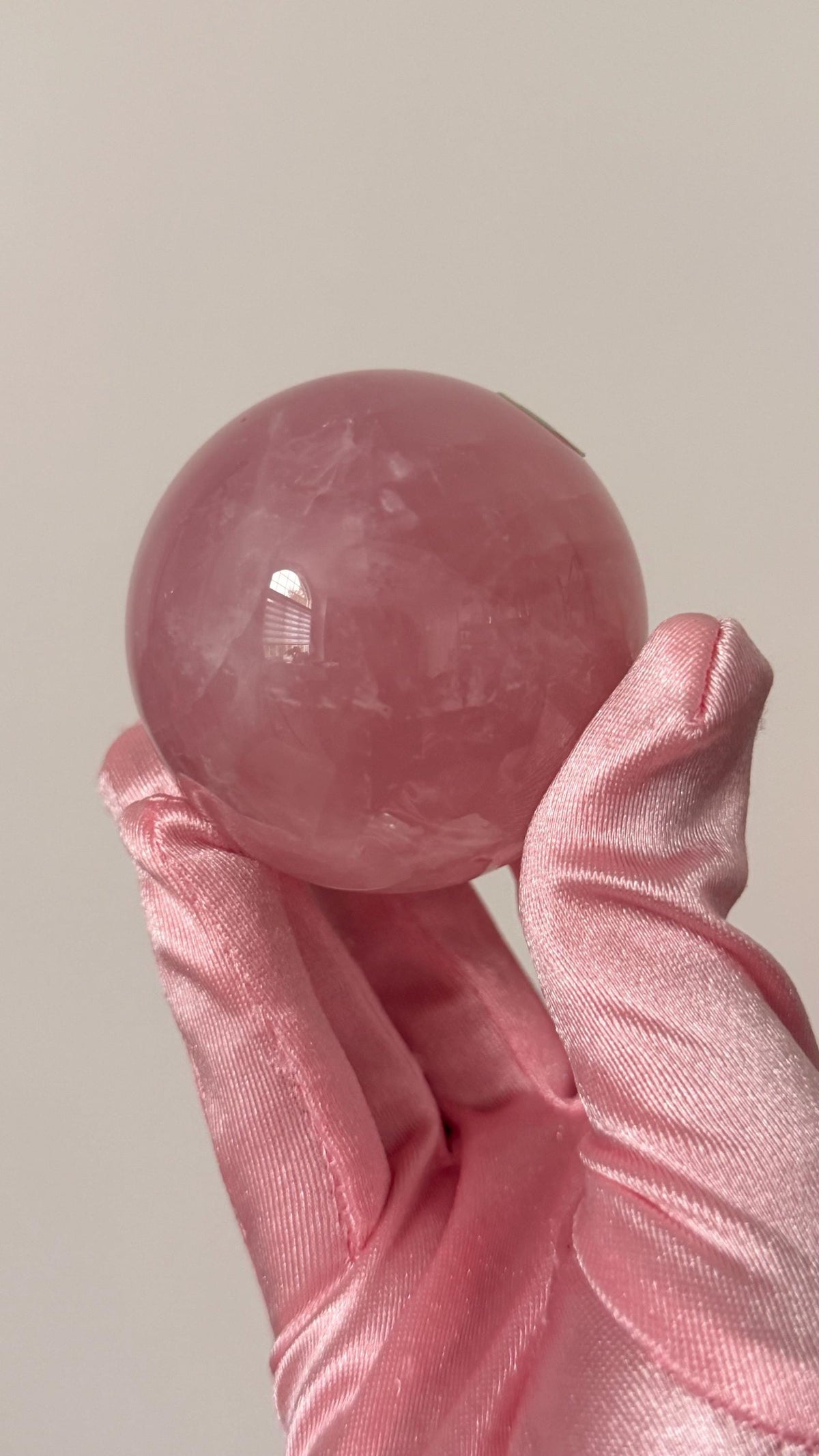 High quality gemmy Rose Quartz Sphere – Madagascar #D