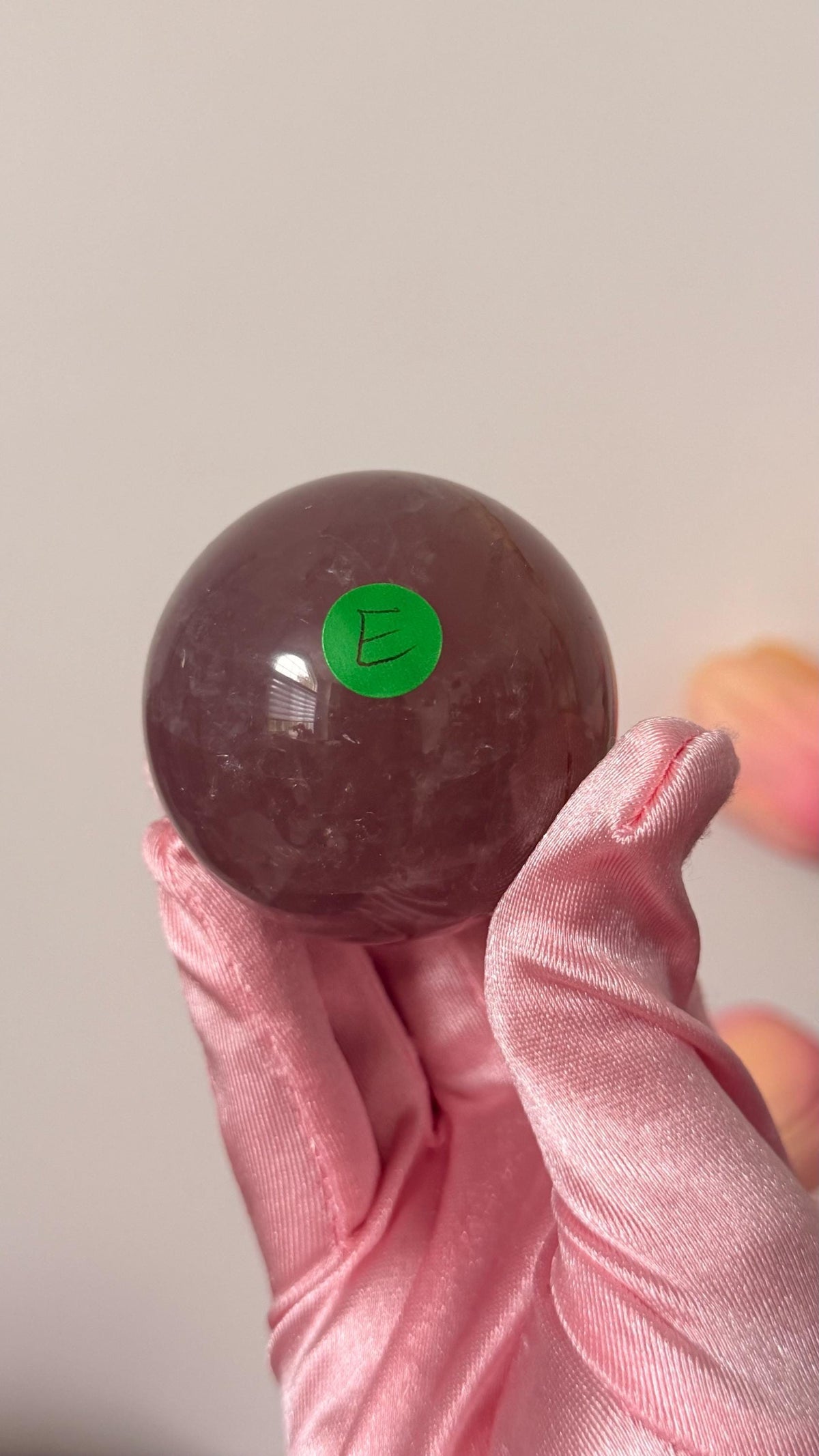 Rare Deep purple Star Rose Quartz Sphere – Madagascar #E
